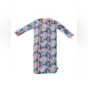 Magnetic Me Size 0-3 Months Floral Modal Magnetic Sleeper Gown